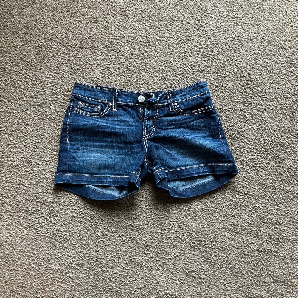BKE Blue Jean Shorts Classic Mid-Thigh Cut